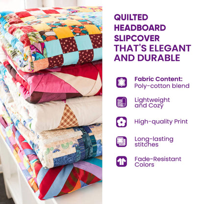 Patriot Palette Quilted Headboard Slipcover GFTOMA10073