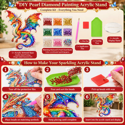 African Coffee Queen DIY Pearl Diamond Painting Acrylic Stand GFTOHNL5274