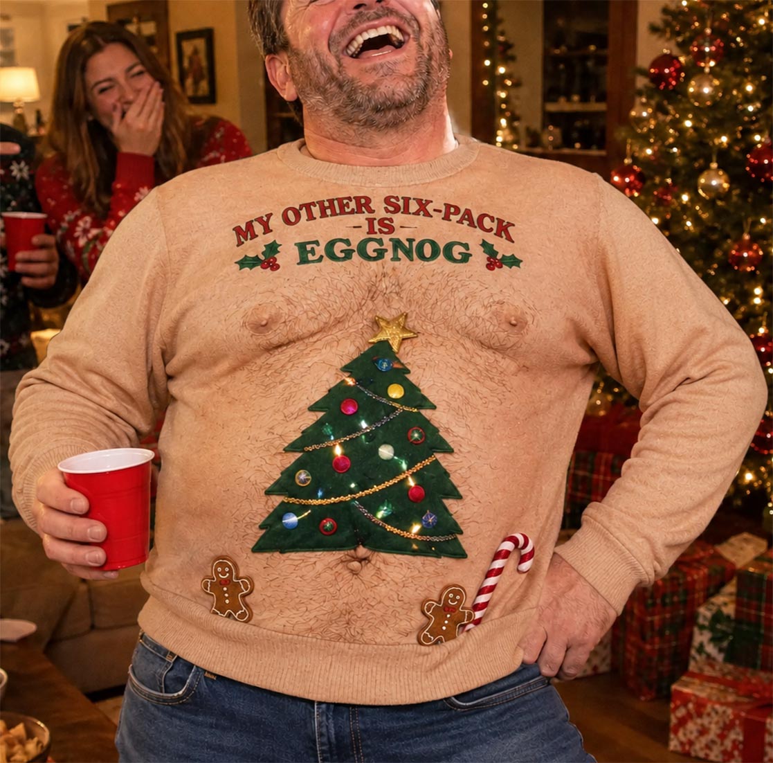 Personalized Funny Christmas Sweatshirt GFTOMA14194
