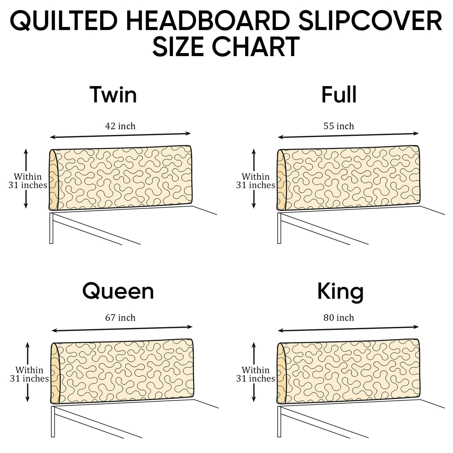 Patriot Palette Quilted Headboard Slipcover GFTOMA10073