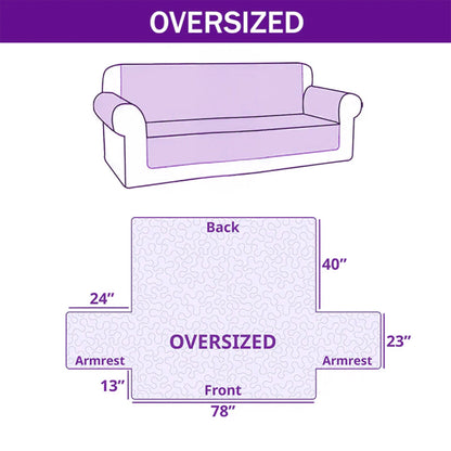 Resting Highland Cow Quilted Sofa Cover GFTONL7120
