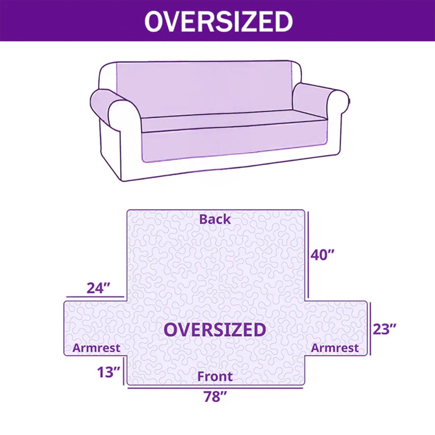 Violin Harmony Quilted Sofa Cover GFTONT4987