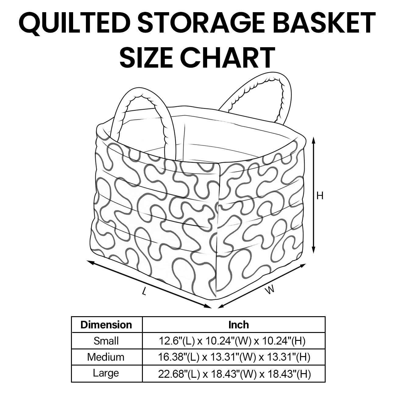 Spooky Season Quilted Storage Basket GFTOTP20616