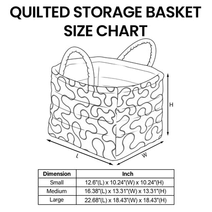 Spooky Season Quilted Storage Basket GFTOTP20616