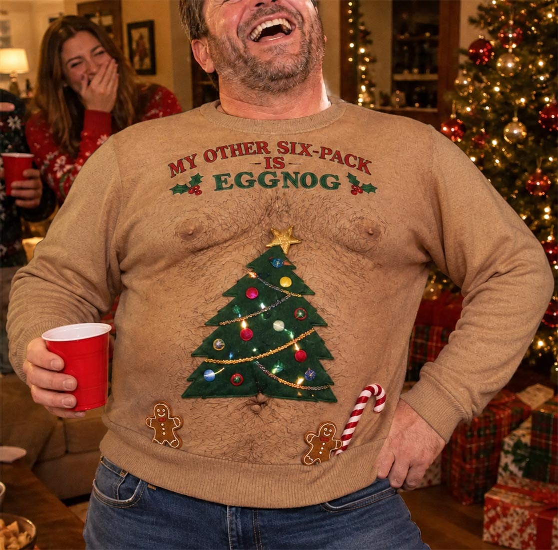 Personalized Funny Christmas Sweatshirt GFTOMA14194