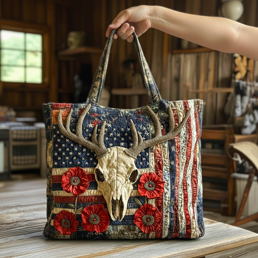 Patriotic Spirit Quilted Tote Bag GFTONT5911