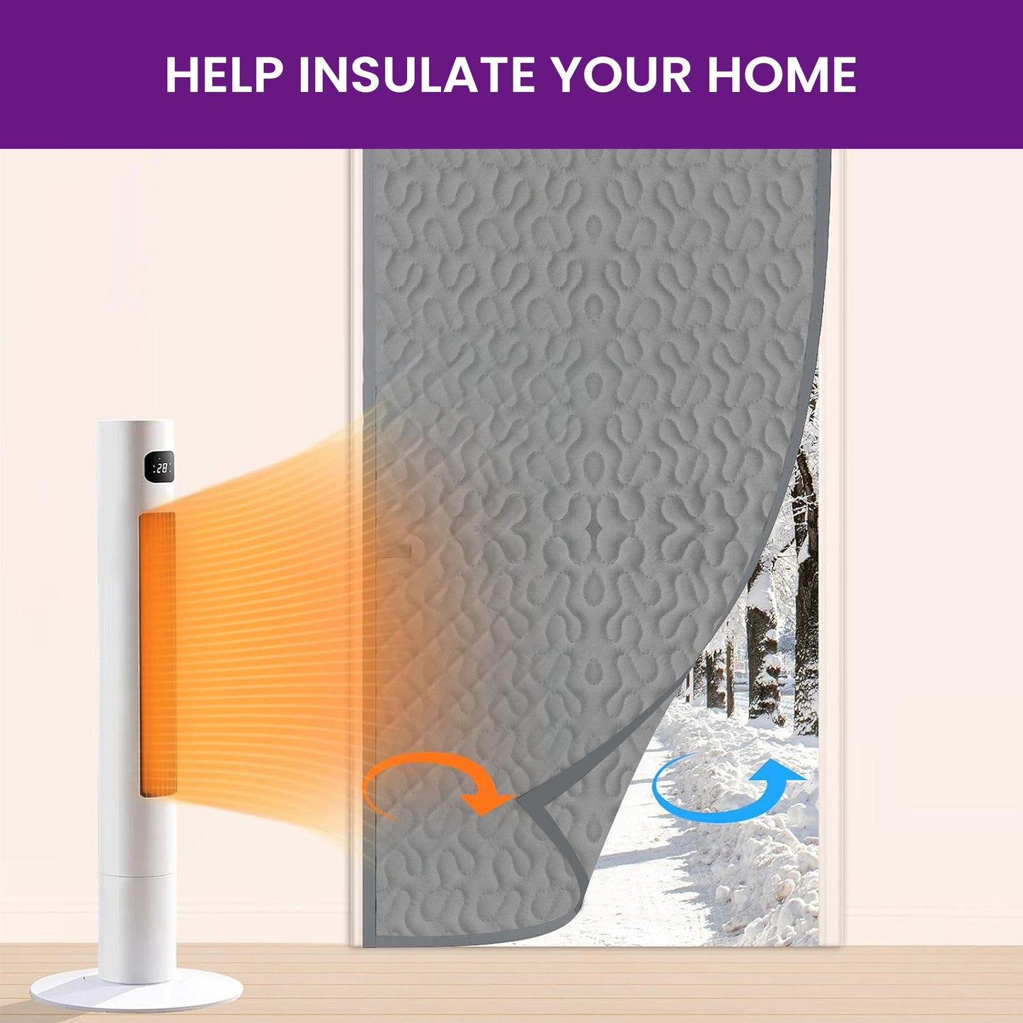 Santa Workshop Quilted Door Cover GFTOTP14612