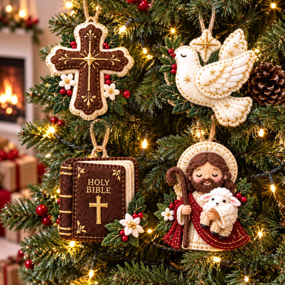 Faith Symbol Felt Ornament Gift Set GFTOMA14788