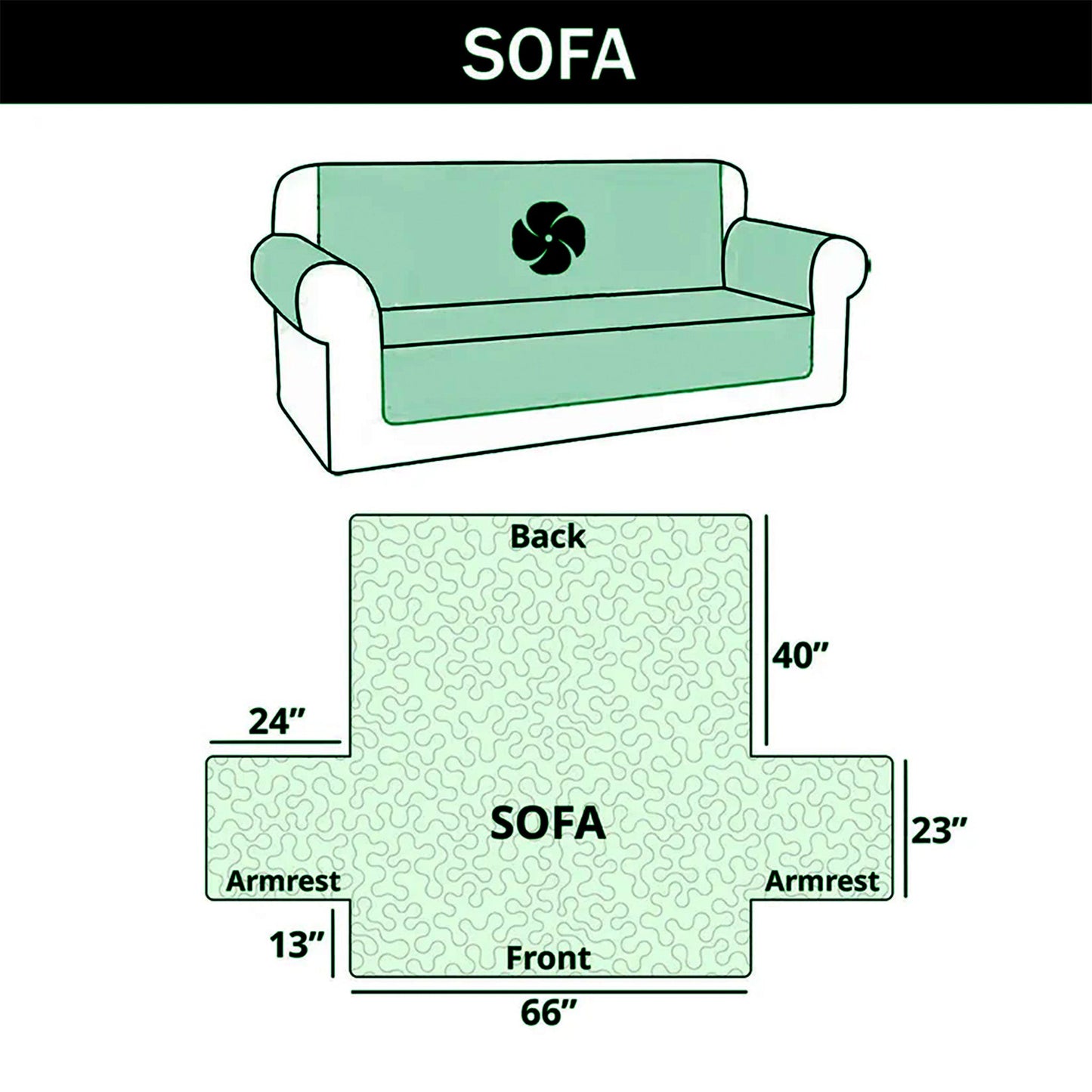 Surfing Bears Quilted Sofa Cover GFTOQM909