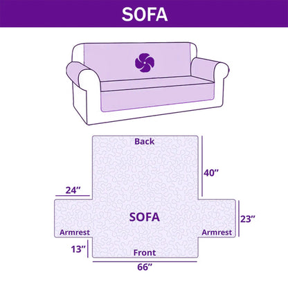 Library Guardian Quilted Sofa Cover GFTONT4774