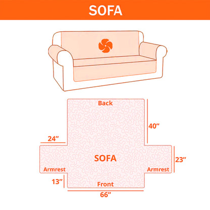 Smiling Snowman Quilted Sofa Cover GFTOYC1937