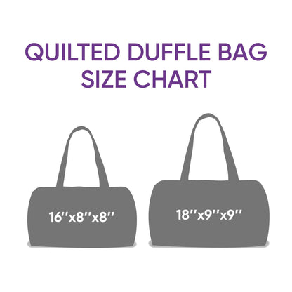 Snowflake Van Quilted Duffle Bag GFTOMA7761