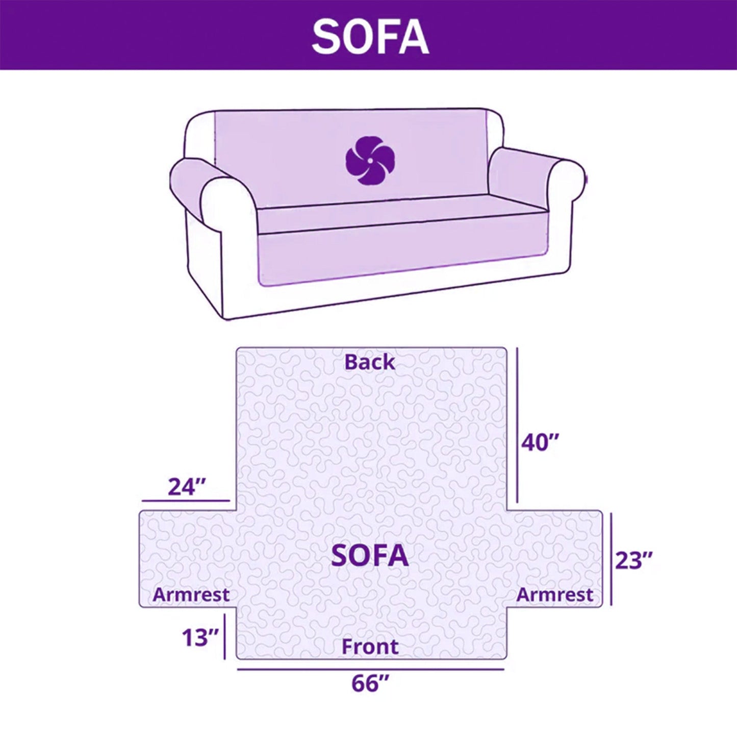 Retro Ride Quilted Sofa Cover GFTOTP14173