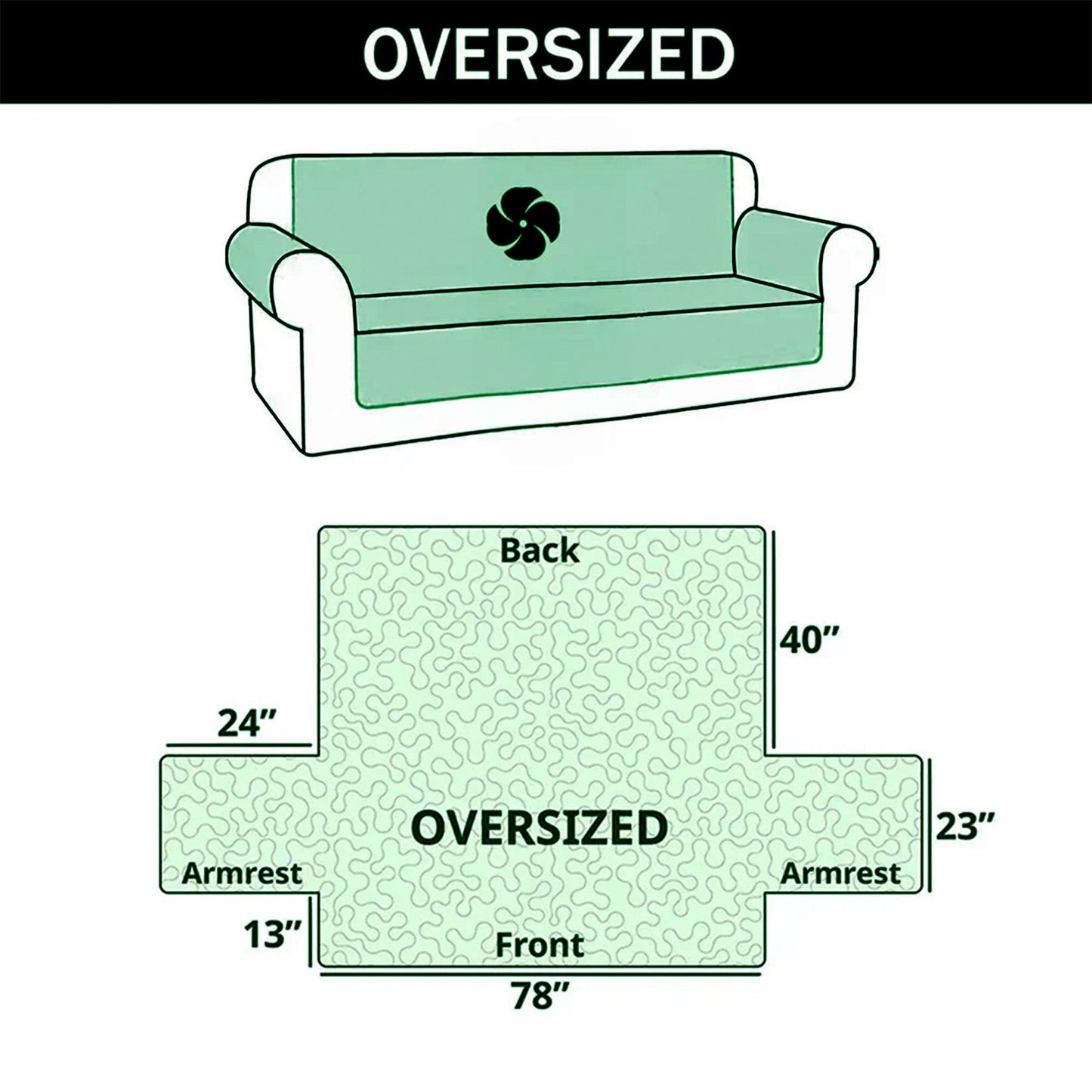 Walking Bears Quilted Sofa Cover GFTOQM916