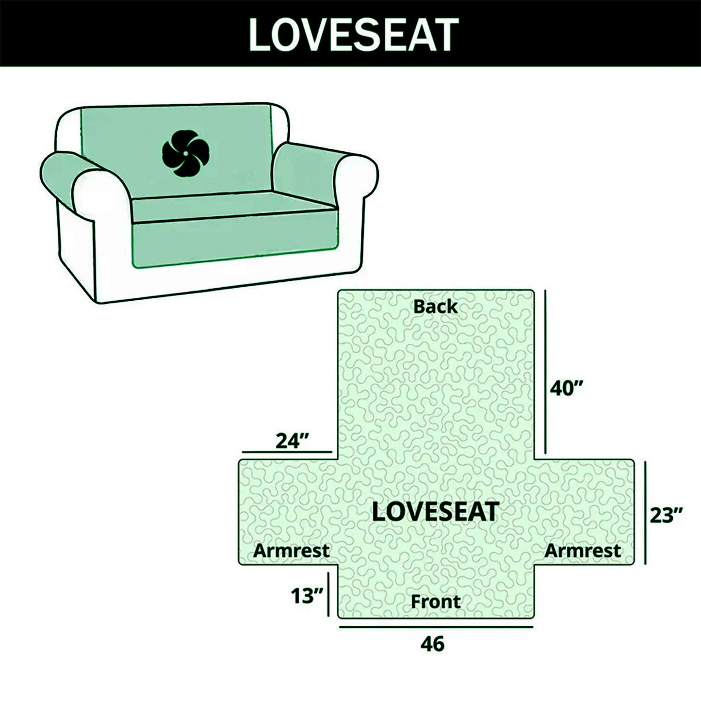 Storm Bears Quilted Sofa Cover GFTOQM917