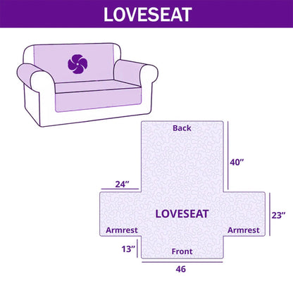 Majestic Lion Quilted Sofa Cover GFTOTP14107