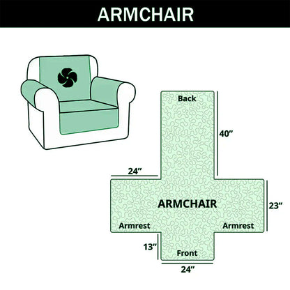 Neon Gnomes Quilted Sofa Cover GFTOQM905