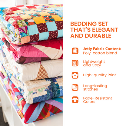 Vintage Skull 3-Piece Quilted Bedding Set GFTONL1153