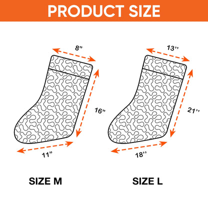 Festive Golf QTCUZ Quilted Christmas Stocking GFTOTL4569