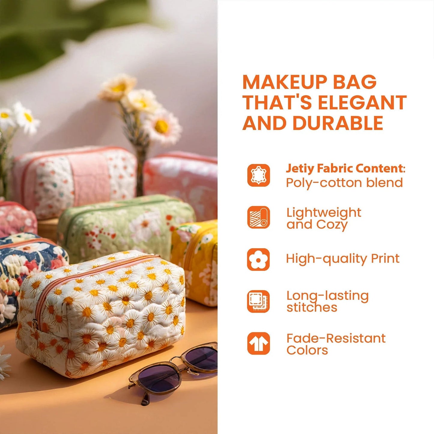 Hippie Van Quilted Makeup Bag GFTOTP13437