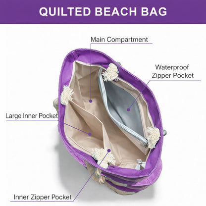 Sea Turtle Harmony Quilted Beach Bag GFTOHD13850