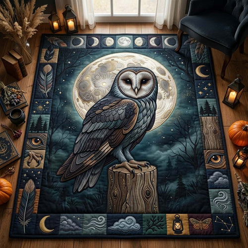 Mystic Owl Night Area Rug GDTONTD1002