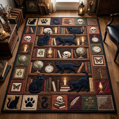 Mystic Library Cats Area Rug GDTONTD1006
