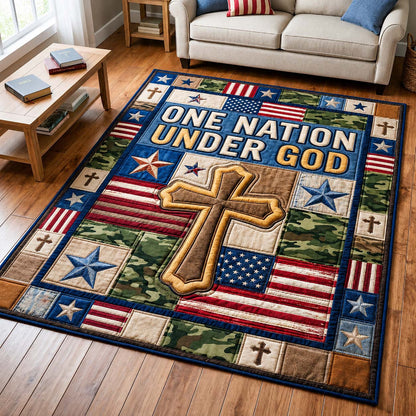 One Nation Faith Area Rug GDTONTD1153