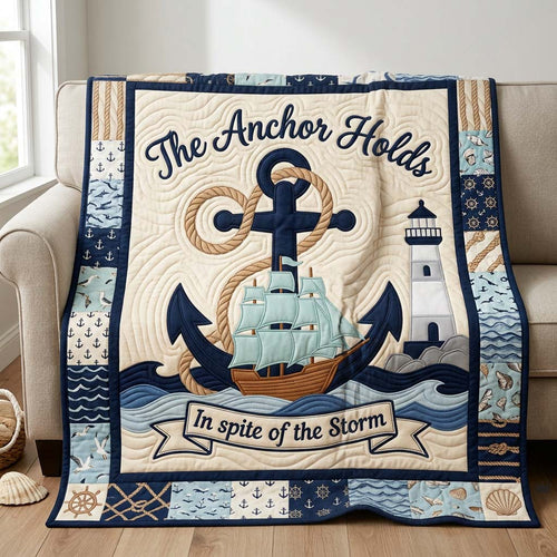 Anchor Holds Storm Quilted Blanket GDTONTD1170