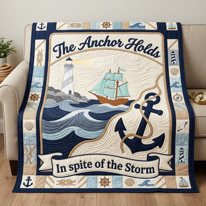 Sailing Through Storm Quilted Blanket GDTONTD1174