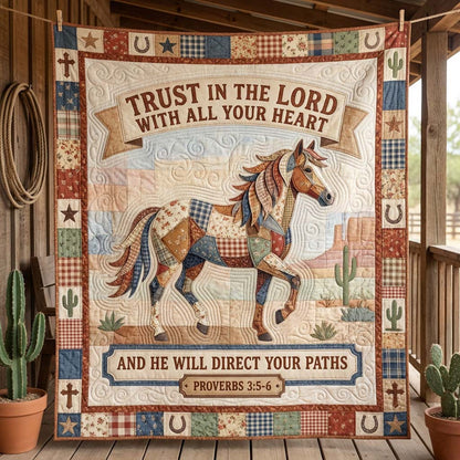 Running By Faith Quilted Blanket GDTONTD1201
