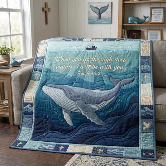 Guided Deep Waters Quilted Blanket GDTONTD1284