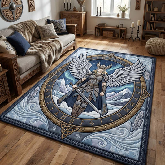 Valkyrie Shield Circle Area Rug GDTONTD1301