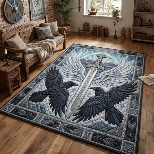 Odin’s Ravens Rug Area Rug GDTONTD1304