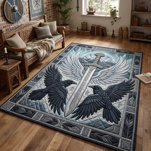 Odin Ravens Rug Area Rug GDTONTD1304