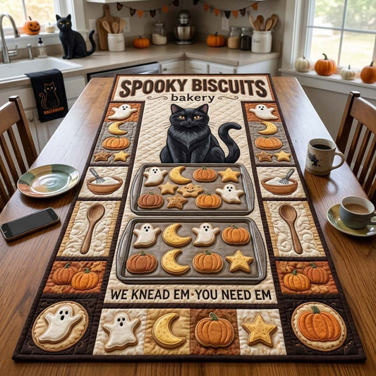 Ghost Cookie Trays Quilted Table Runner GDTONTD1340
