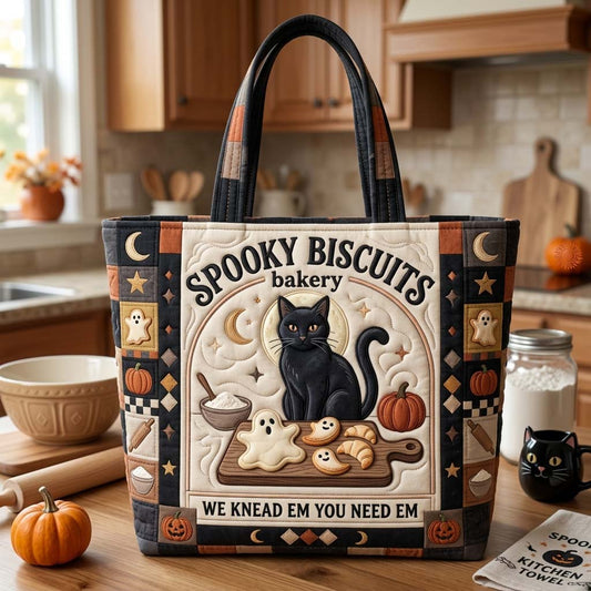 Moon Cat Bakery Quilted Tote Bag GDTONTD1344