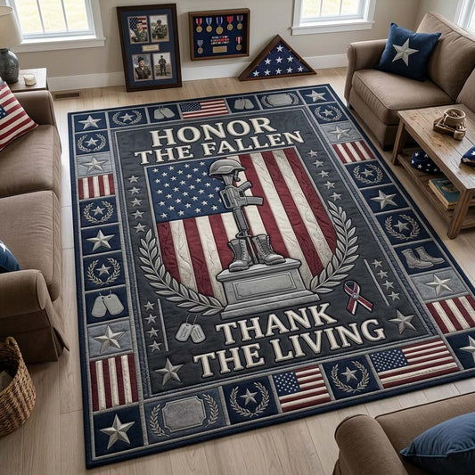 Soldier Tribute Area Rug GDTONTD1414