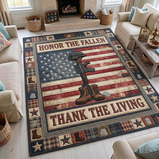Service And Sacrifice Area Rug GDTONTD1416