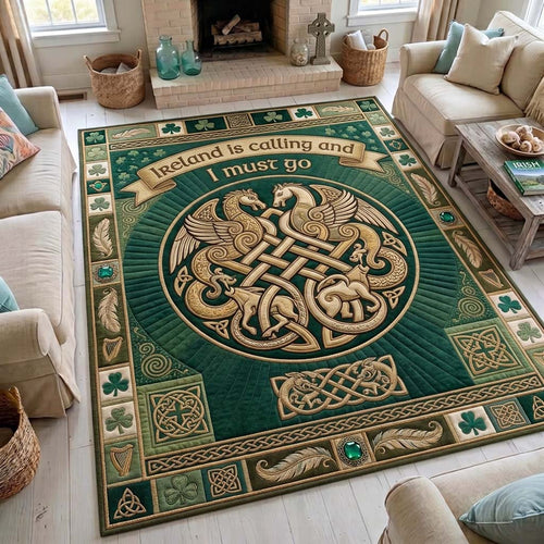 Ireland Is Calling Area Rug GDTONTD1418