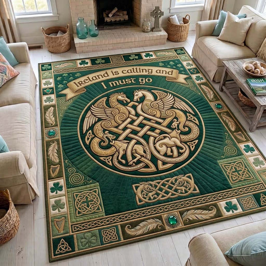 Ireland Is Calling Area Rug GDTONTD1418