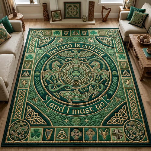 Emerald Celtic Area Rug GDTONTD1421