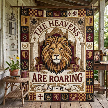 Heaven Roars Throne Quilted Blanket GDTONTD1464