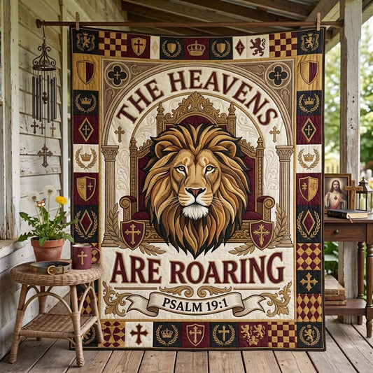 Heaven Roars Throne Quilted Blanket GDTONTD1464