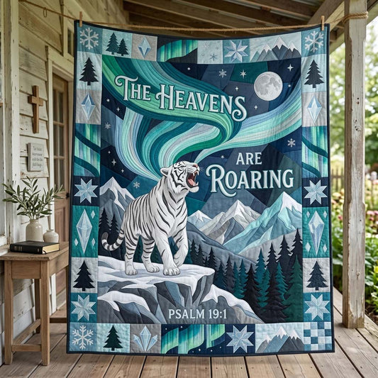 Aurora Tiger Roar Quilted Blanket GDTONTD1475