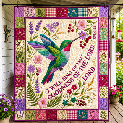 Garden Songbird Quilted Blanket GDTONTD1477
