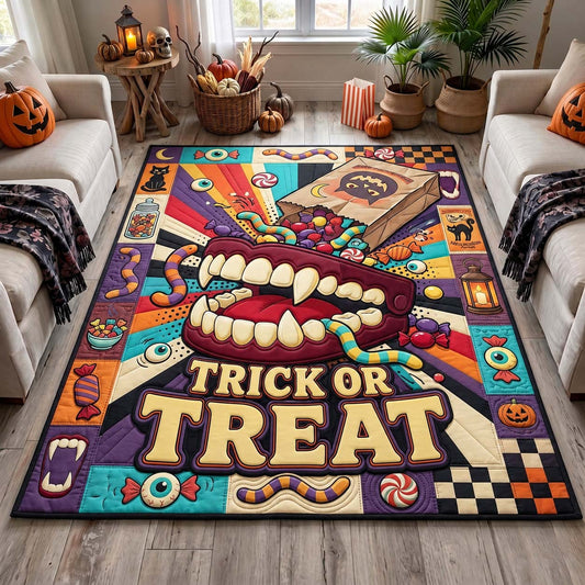 Trick Or Treat Bite Area Rug GDTONTD1499