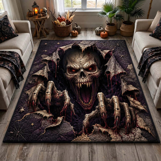 Ripped Skull Terror Area Rug GDTONTD1505