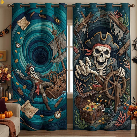 Pirate Abyss Quilted Curtains GDTONTD1576