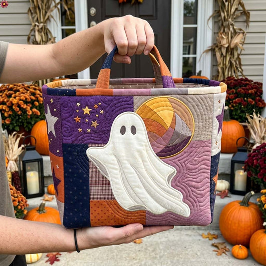 Moonlit Ghost Drift Quilted Storage Basket GDTONTD1603